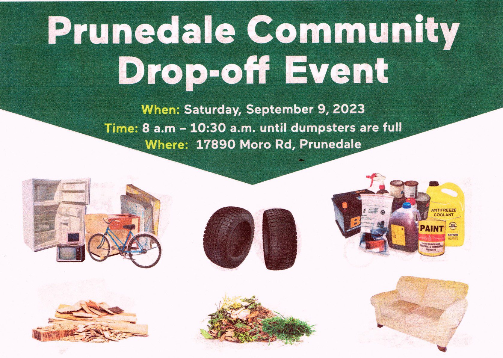 Trash and Waste Drop Off Event for Monterey County