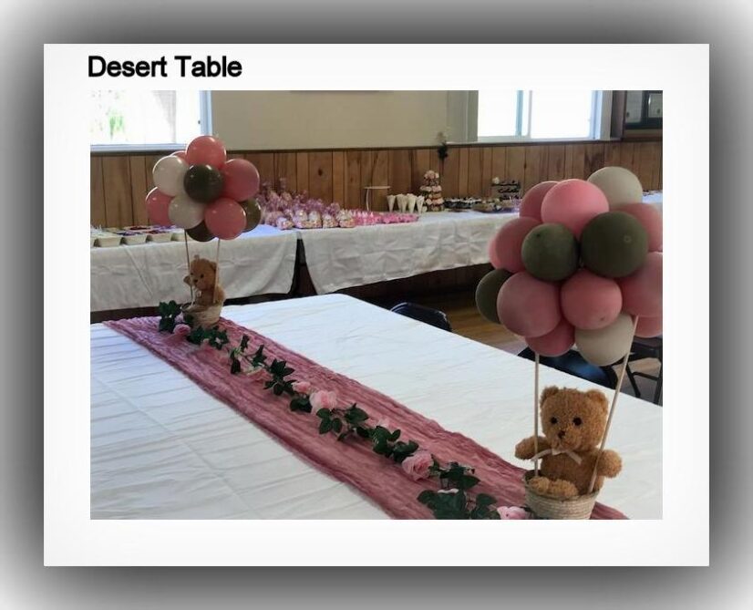 Desert Table